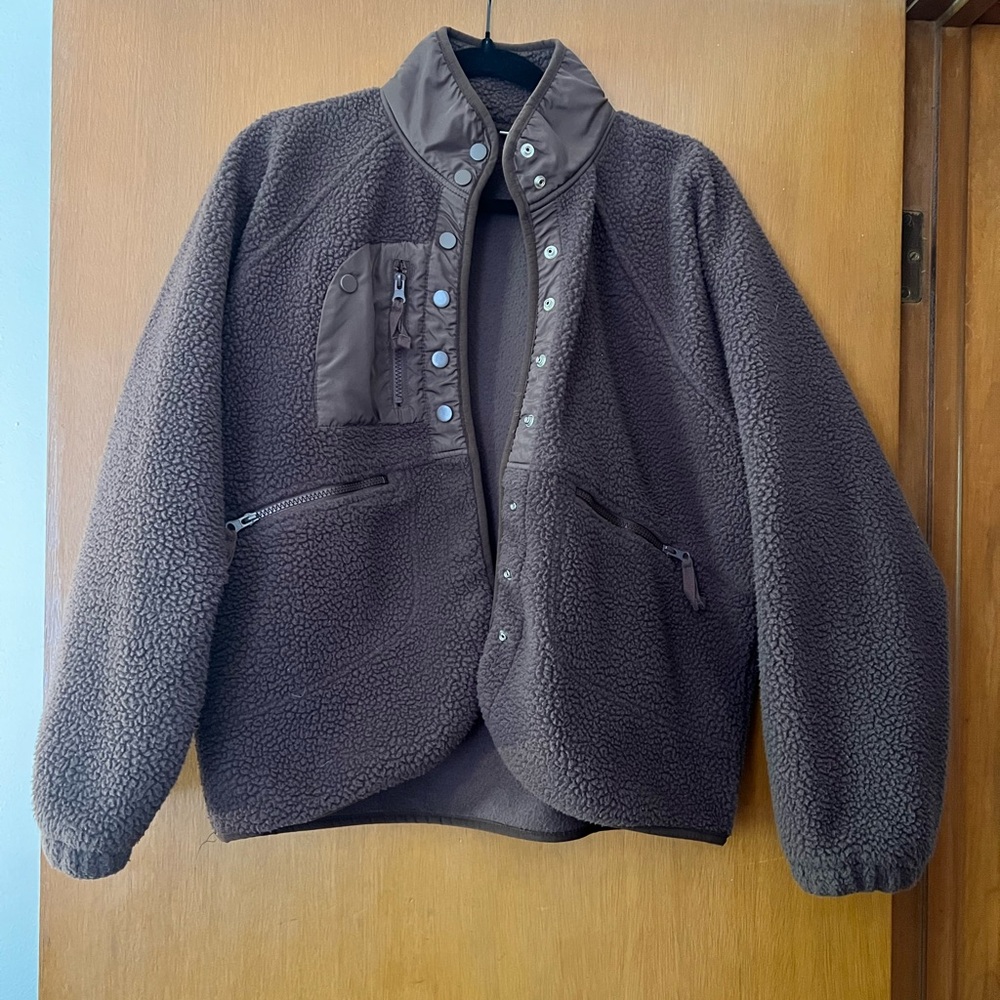 Women’s Brown Fleece Jacket